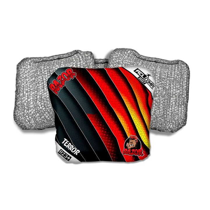 Terror COMP Edgework Silver Back Cornhole Bags