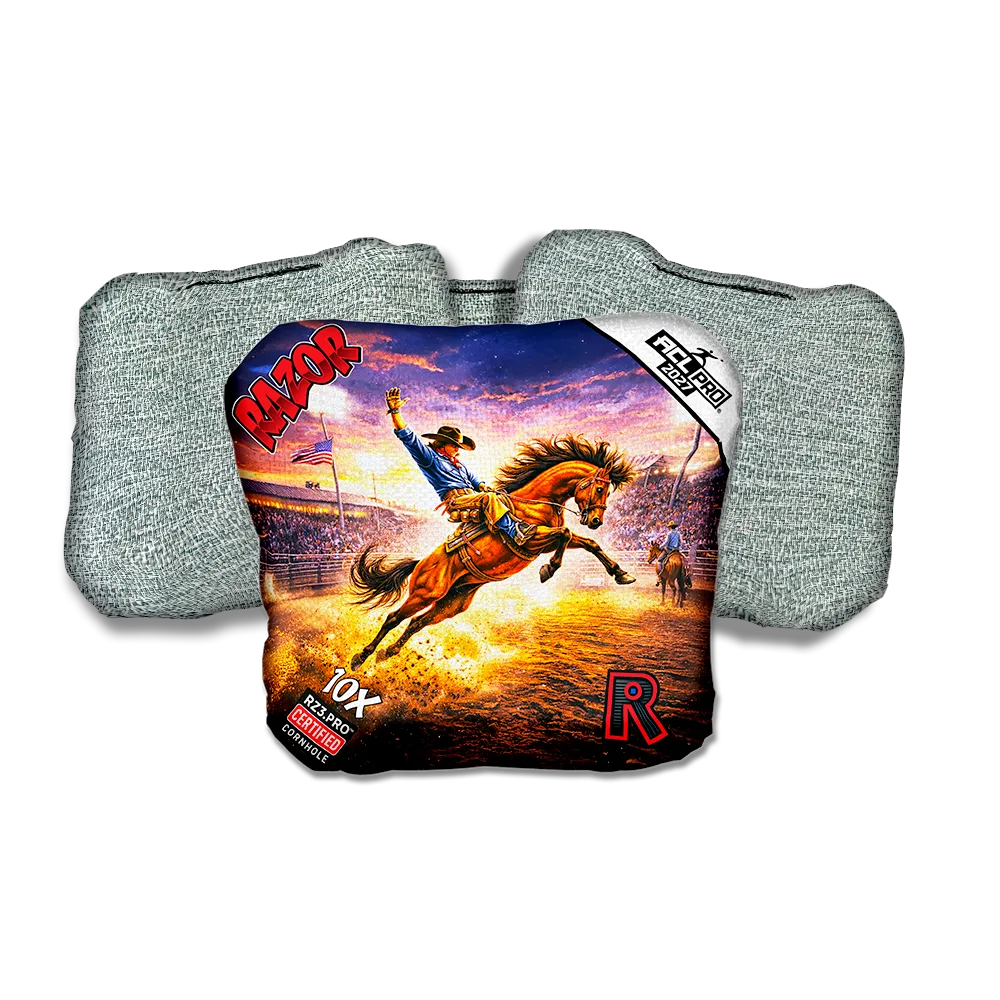 10 X PRO Eight Seconds Light Back Cornhole Bags