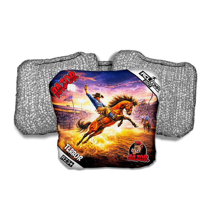 Terror COMP Eight Seconds Silver Back Cornhole Bags