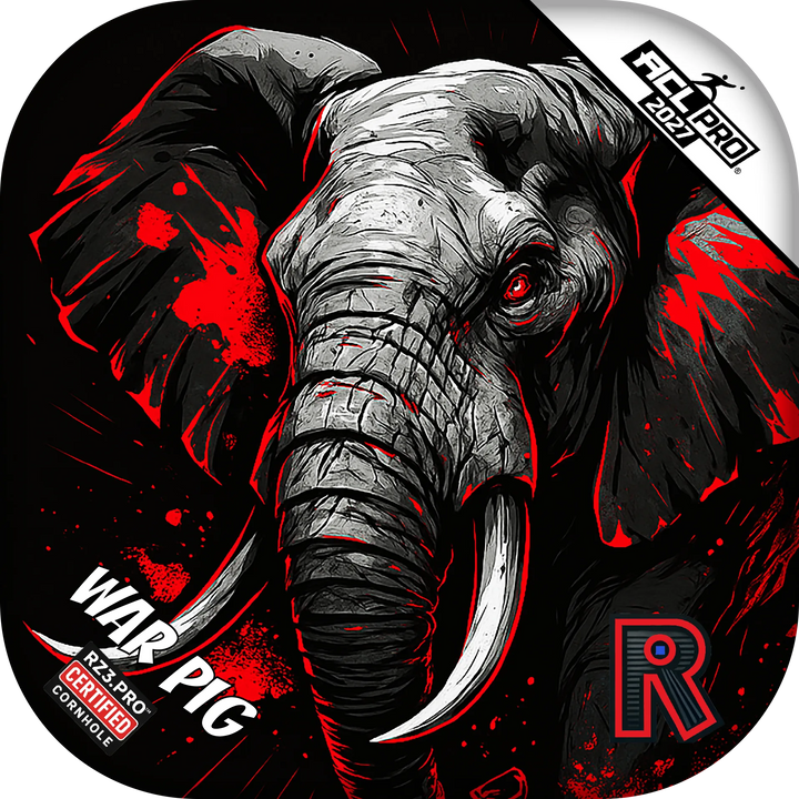 War Pig PRO Elephant Black Series Cornhole Bags