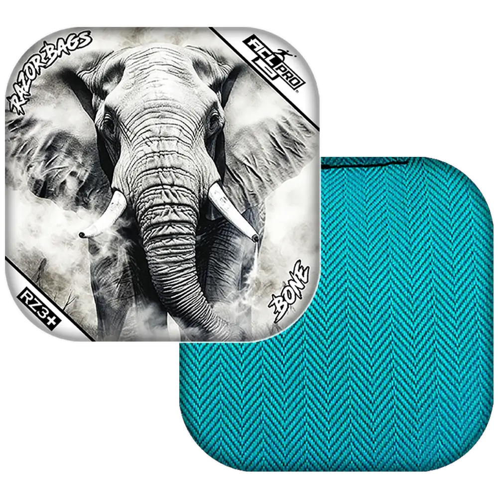 Bone | Elephant | ACL PRO Razor Cornhole Bags