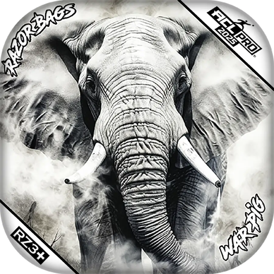 War Pig | Elephant | ACL PRO Cornhole Bags by Razor Bags (Razor Cornhole)
