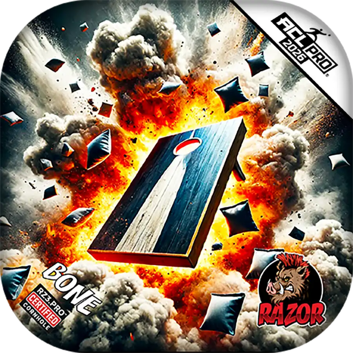 Bone | Explosive | ACL PRO Razor Cornhole Bags
