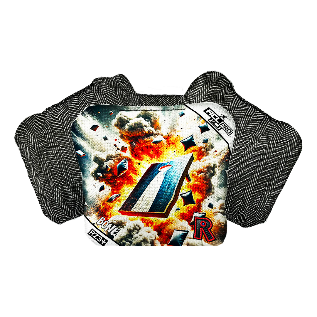 Bone | Explosive | ACL PRO Razor Cornhole Bags