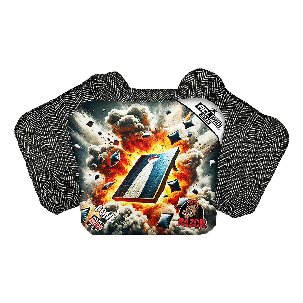 Bone | Explosive | ACL PRO Razor Cornhole Bags