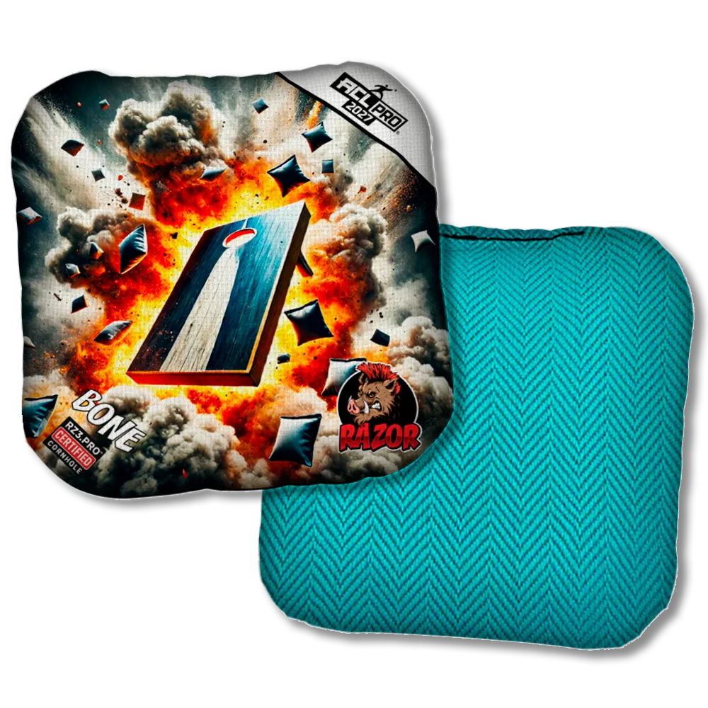 Bone PRO Explosive Teal Back Product View