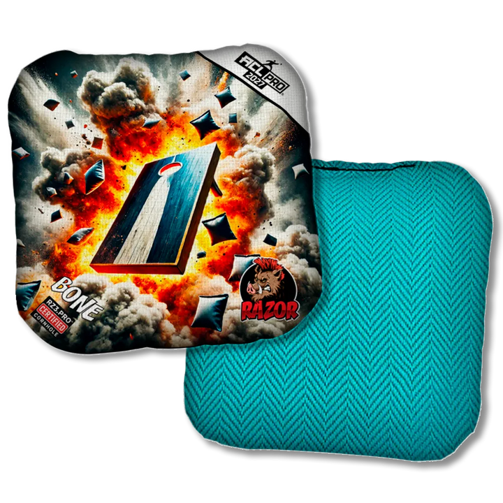 Bone PRO Explosive Teal Back Product View