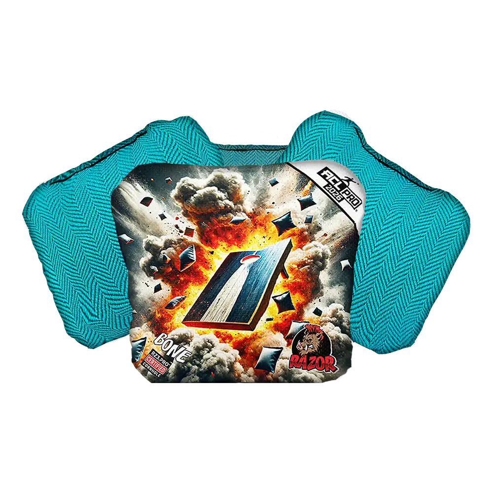 Bone | Explosive | ACL PRO Razor Cornhole Bags