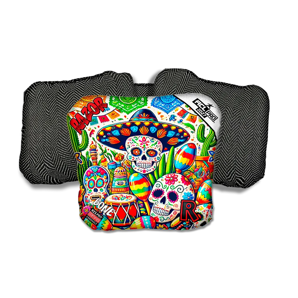 Bone PRO Fiesta Black Back Cornhole Bags