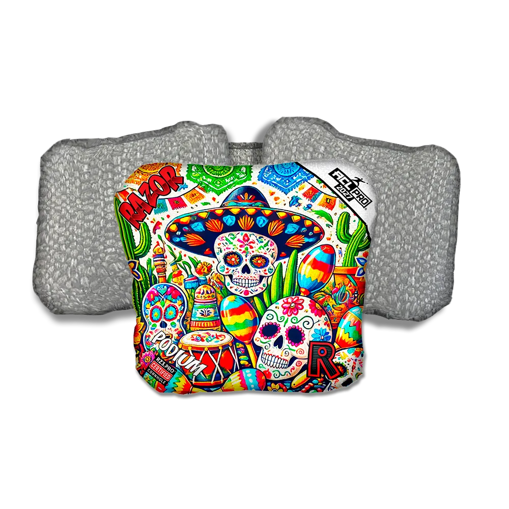 Podium PRO Fiesta Silver Back Cornhole Bags