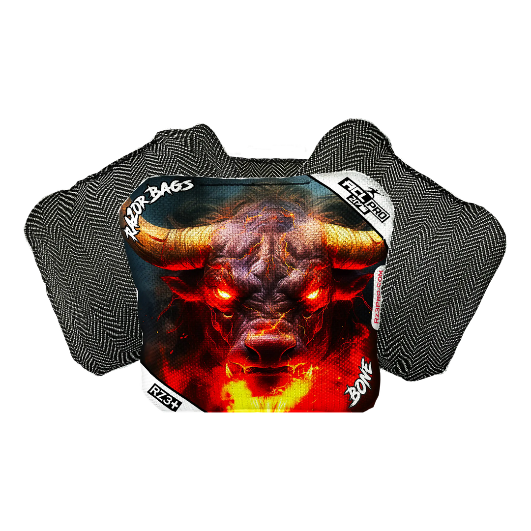 Bone | Fire Buffalo 2 | ACL PRO Razor Cornhole Bags