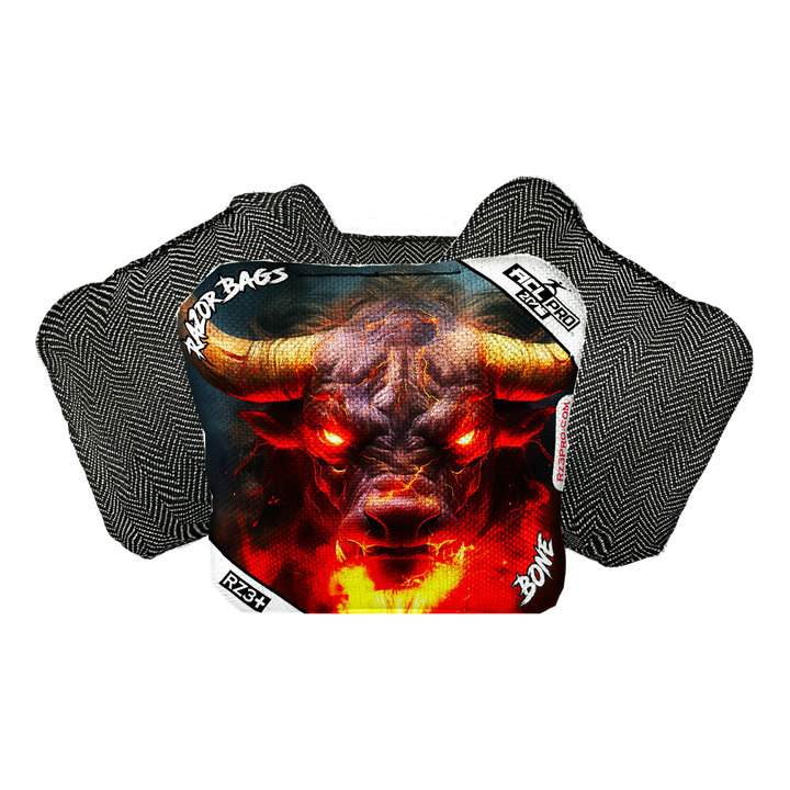 Bone | Fire Buffalo 2 | ACL PRO Razor Cornhole Bags