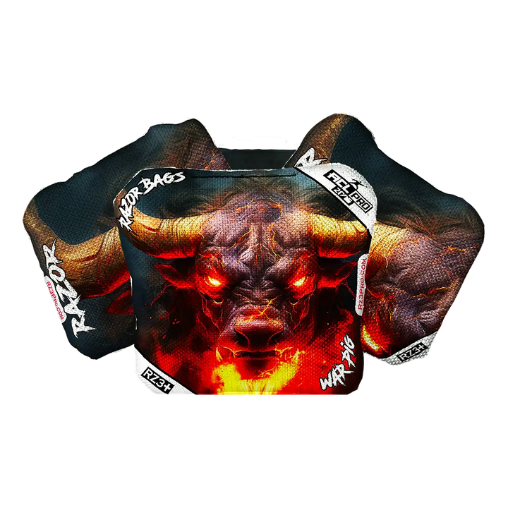 War Pig | Fire Buffalo 2 | ACL PRO Razor Cornhole Bags