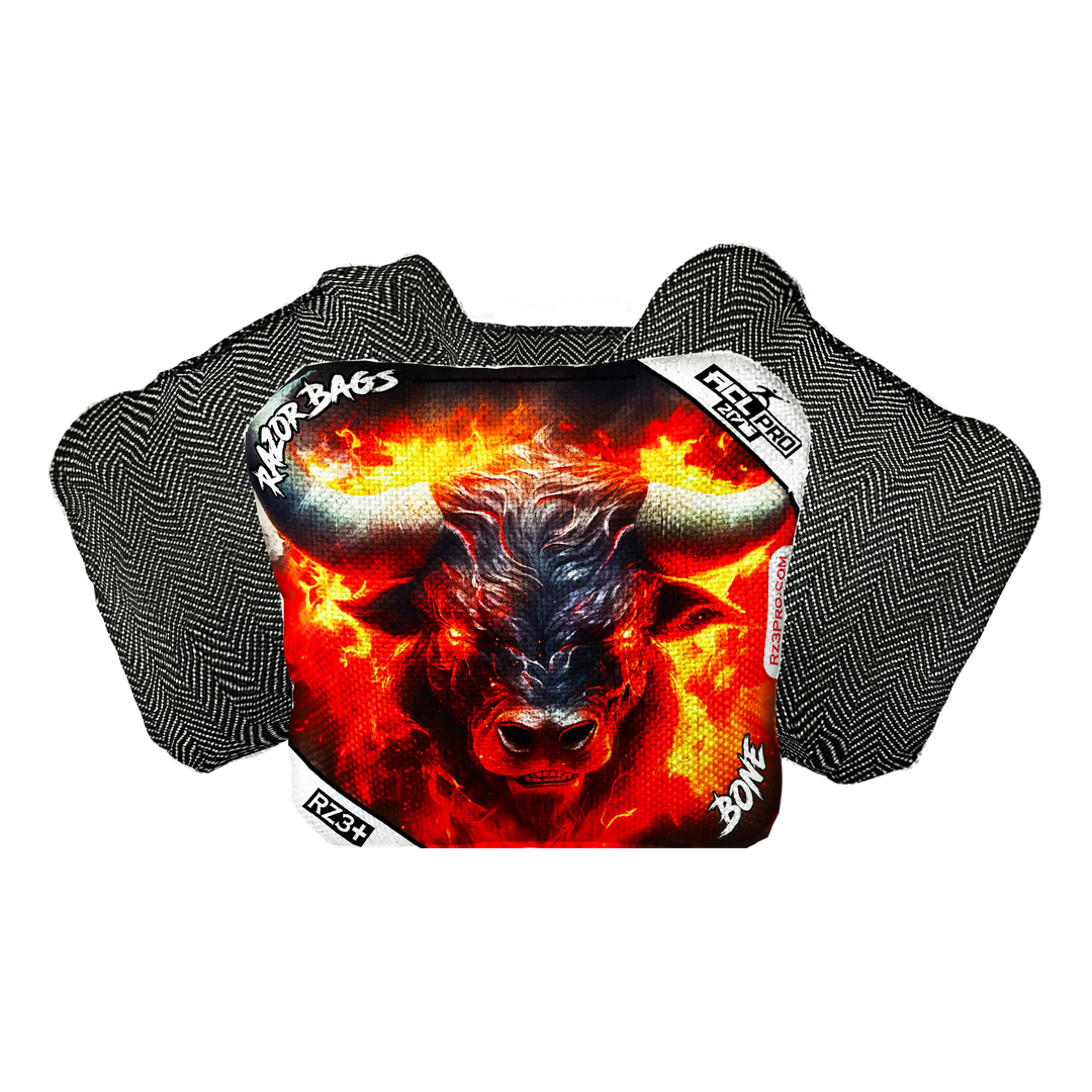 Bone | Fire Buffalo | ACL PRO Razor Cornhole Bags