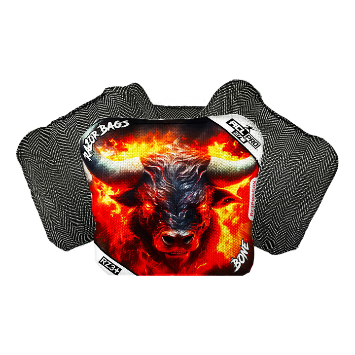 Bone | Fire Buffalo | ACL PRO Razor Cornhole Bags