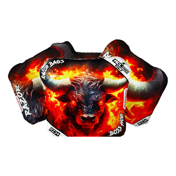 Boss Hog | Fire Buffalo | ACL PRO Razor Cornhole Bags