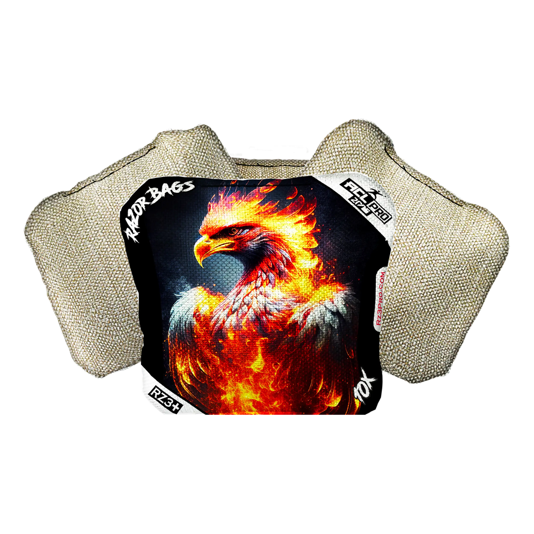 10X | Fire Phoenix | ACL PRO Razor Cornhole Bags