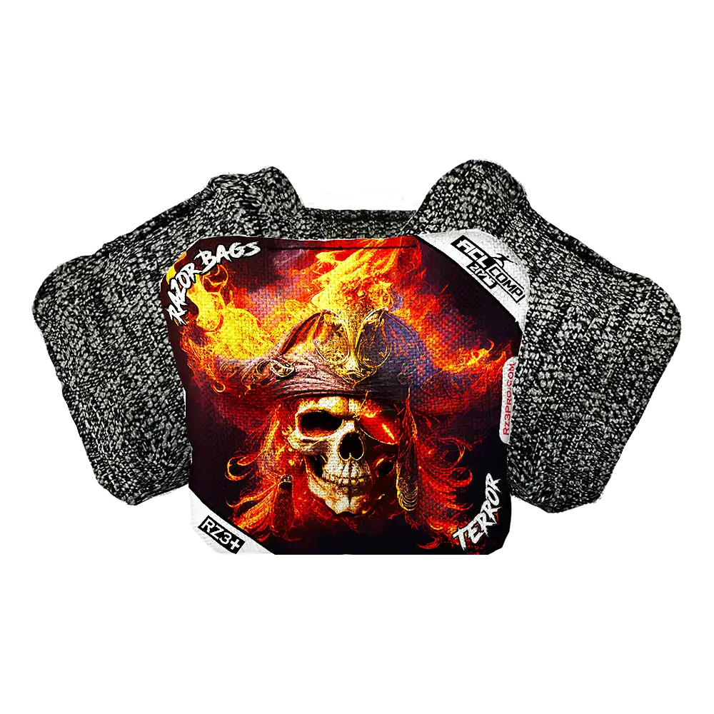 Terror | Fire Pirate | ACL COMP Razor Cornhole Bags
