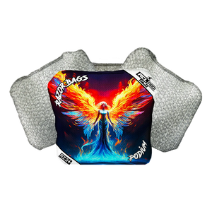 Podium | Flame Angel | ACL PRO Razor Cornhole Bags