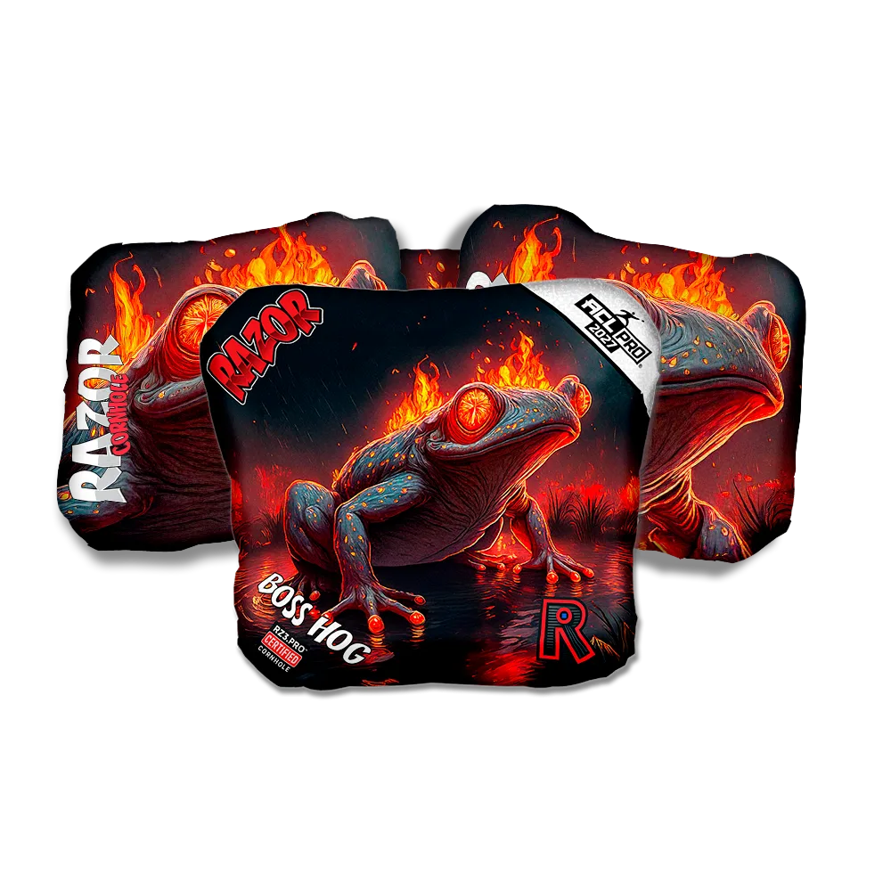 Boss Hog PRO Fire Belly Cornhole Bags