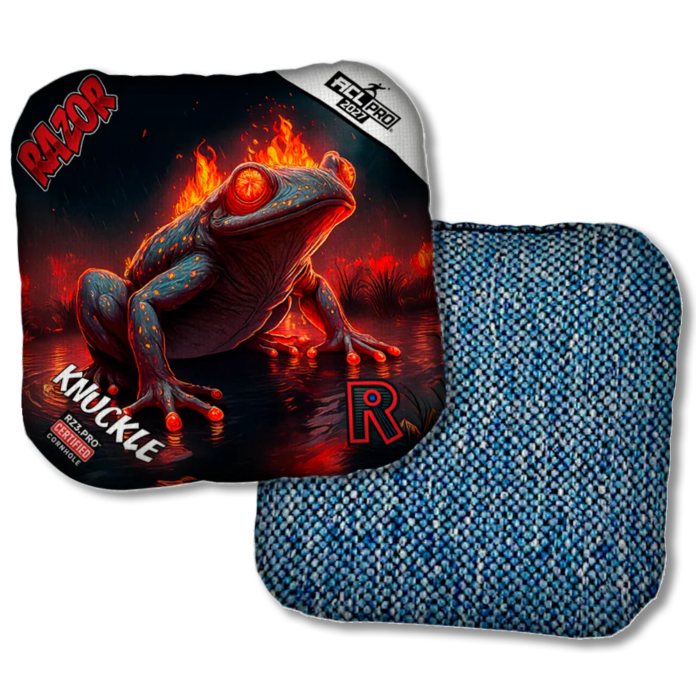 Knuckle PRO Fire Belly Blue Back Product View