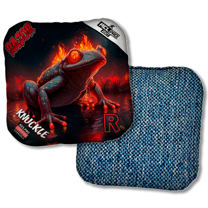 Knuckle PRO Fire Belly Blue Back Product View