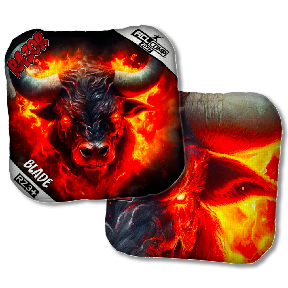 Blade COMP Fire Buffalo ACL COMP Razor Cornhole Bags Product View