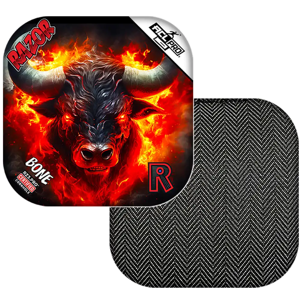 Bone | Fire Buffalo | ACL PRO Razor Cornhole Bags