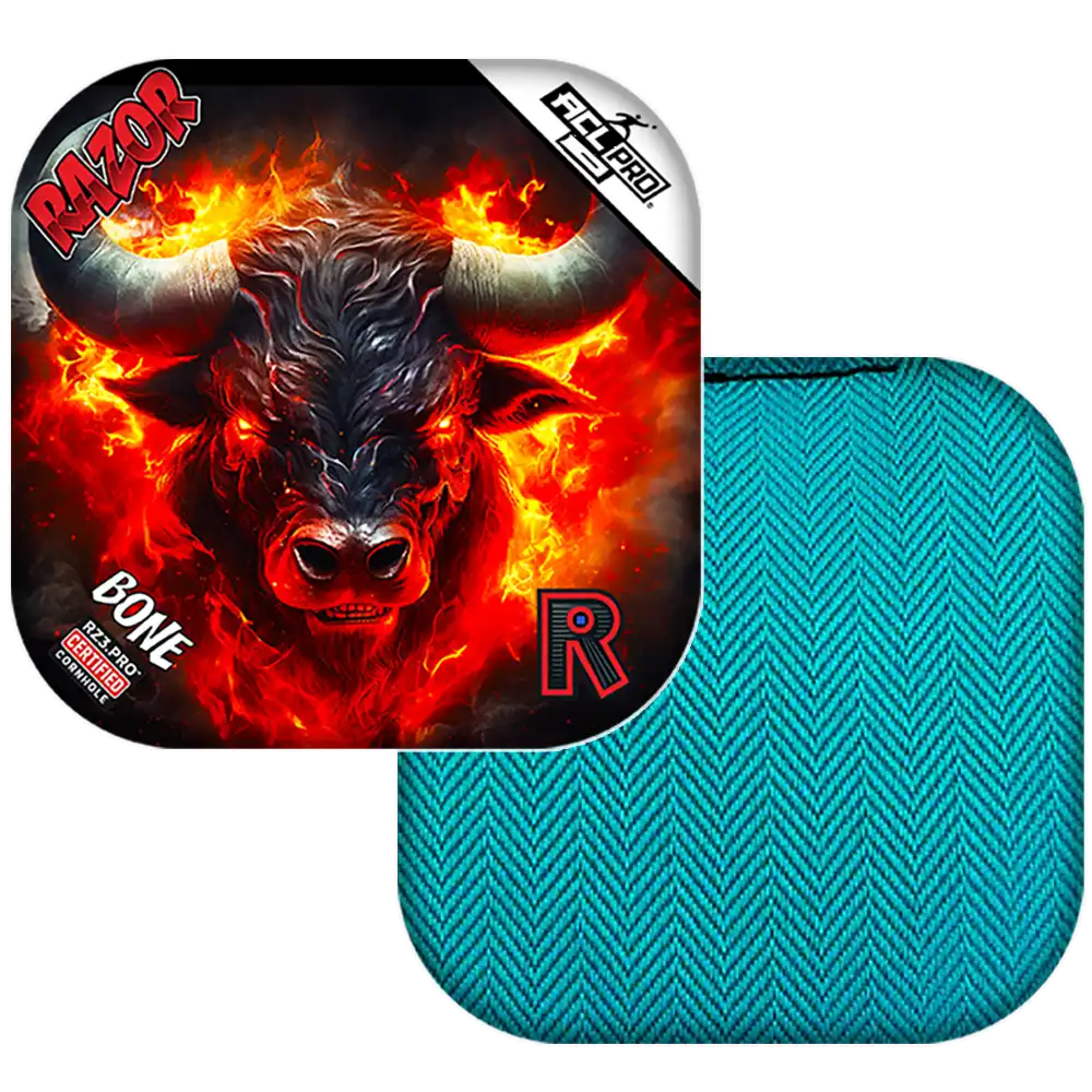 Bone | Fire Buffalo | ACL PRO Razor Cornhole Bags