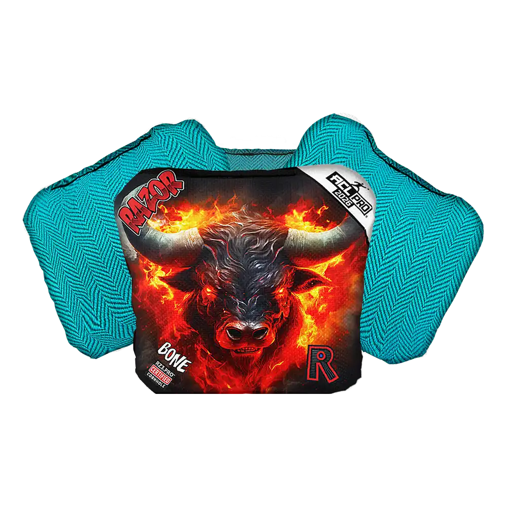 Bone | Fire Buffalo | ACL PRO Razor Cornhole Bags