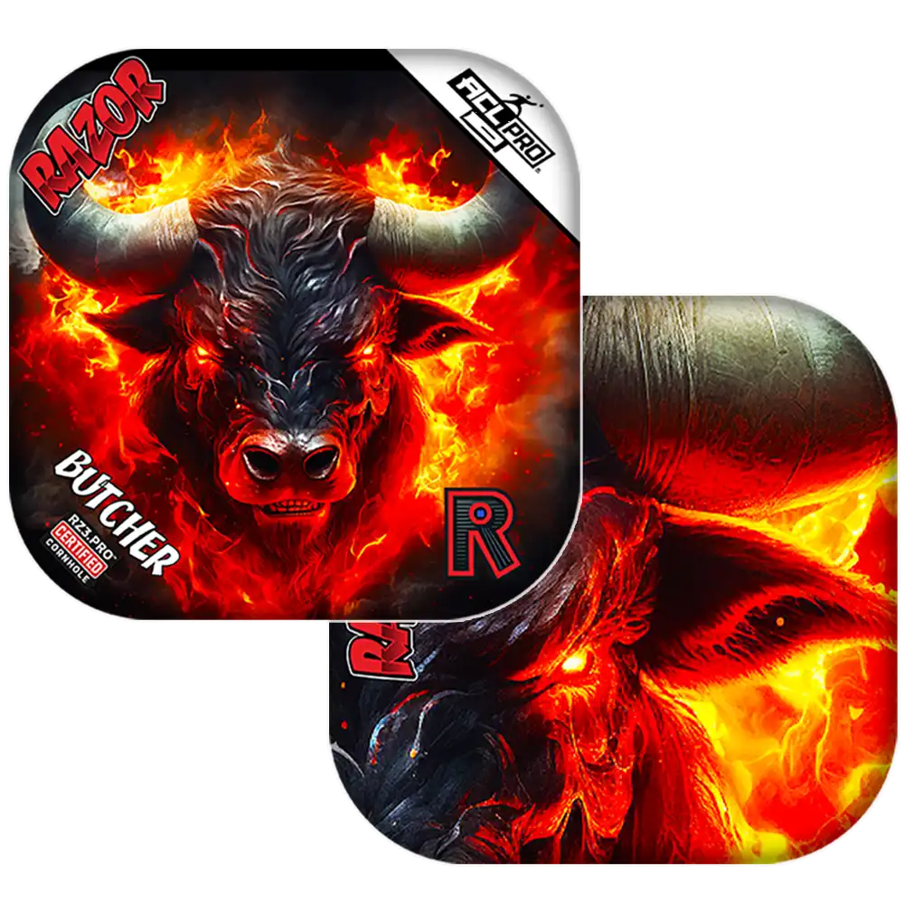 Butcher | Fire Buffalo | ACL PRO Razor Cornhole Bags