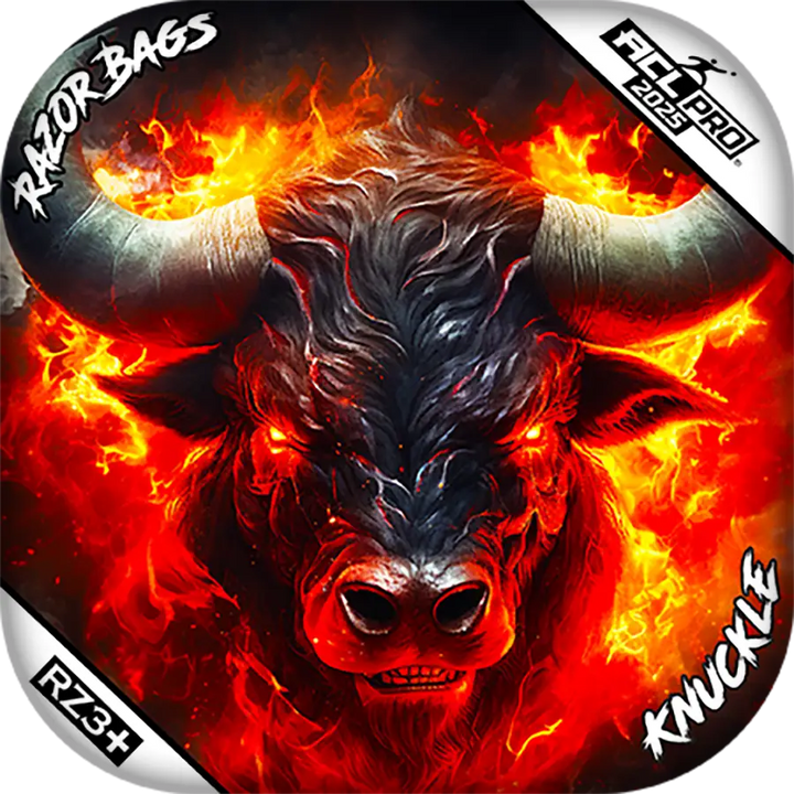 Knuckle | Fire Buffalo | ACL PRO Cornhole Bags by Razor Bags (Razor Cornhole)