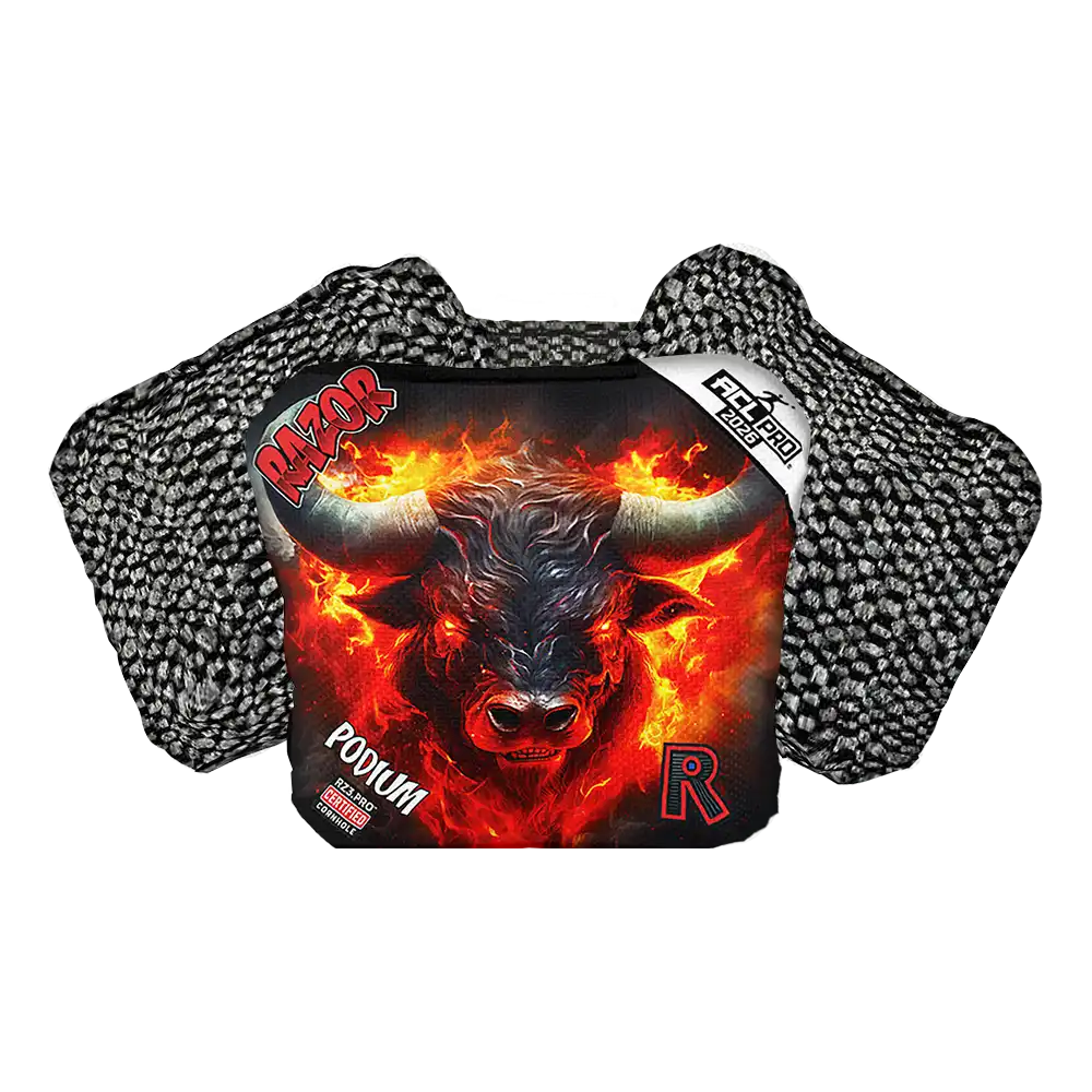 Podium | Fire Buffalo | ACL PRO Razor Cornhole Bags
