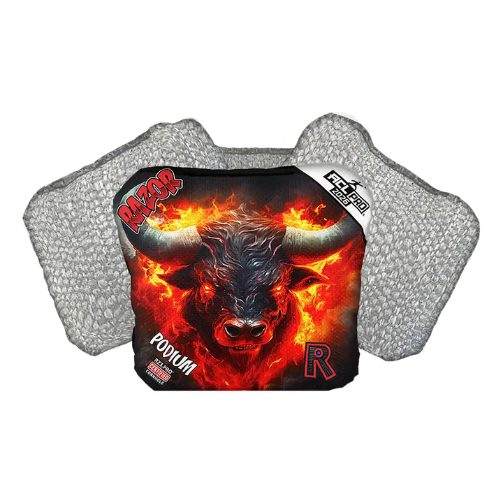 Podium | Fire Buffalo | ACL PRO Razor Cornhole Bags