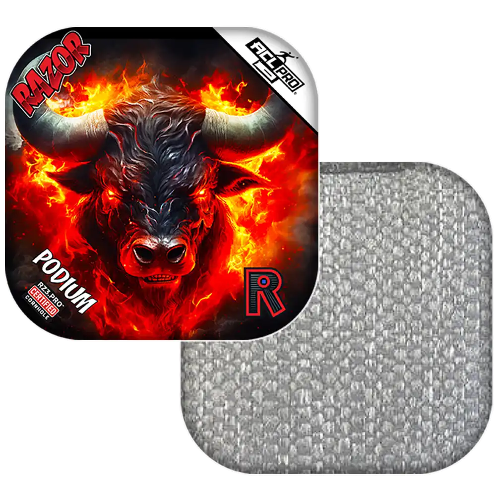Podium | Fire Buffalo | ACL PRO Razor Cornhole Bags