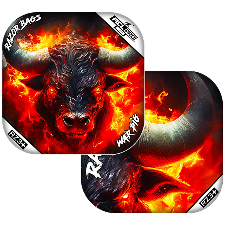 War Pig PRO | Fire Buffalo | Razor Cornhole Bags