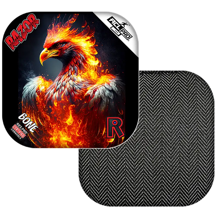 Bone | Fire Phoenix | ACL PRO Razor Cornhole Bags