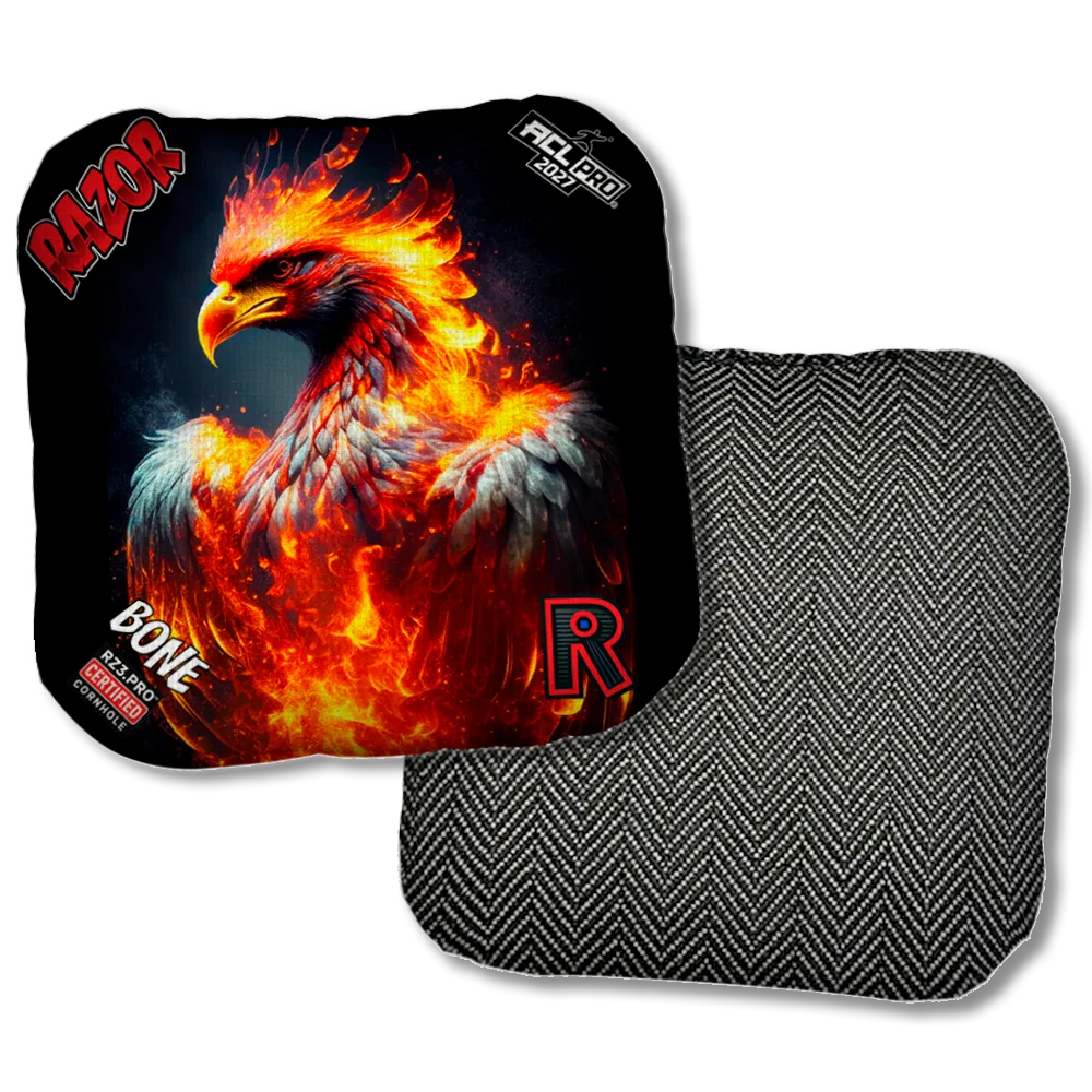 Bone PRO Fire Phoenix Black Back Product View