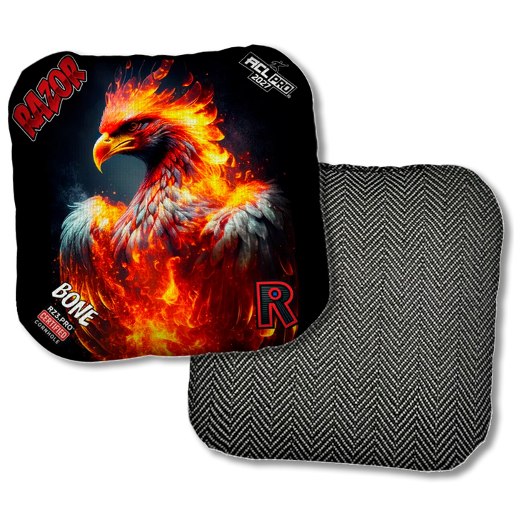 Bone PRO Fire Phoenix Black Back Product View