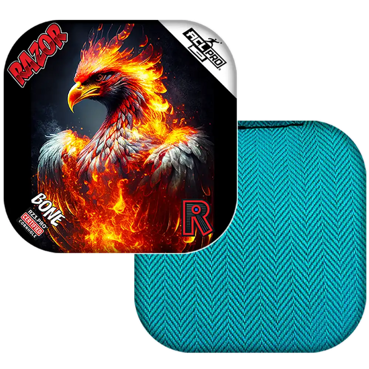 Bone | Fire Phoenix | ACL PRO Razor Cornhole Bags