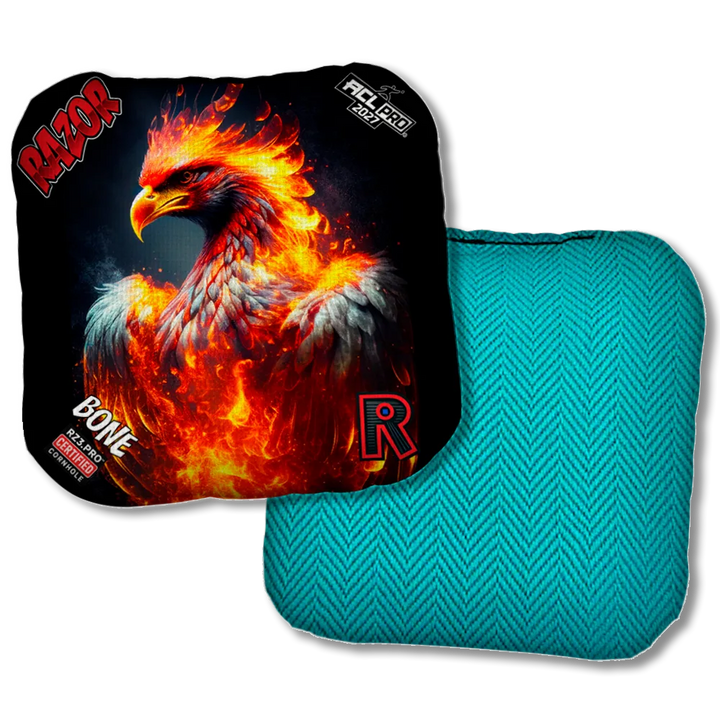 Bone PRO Fire Phoenix Teal Back Product View