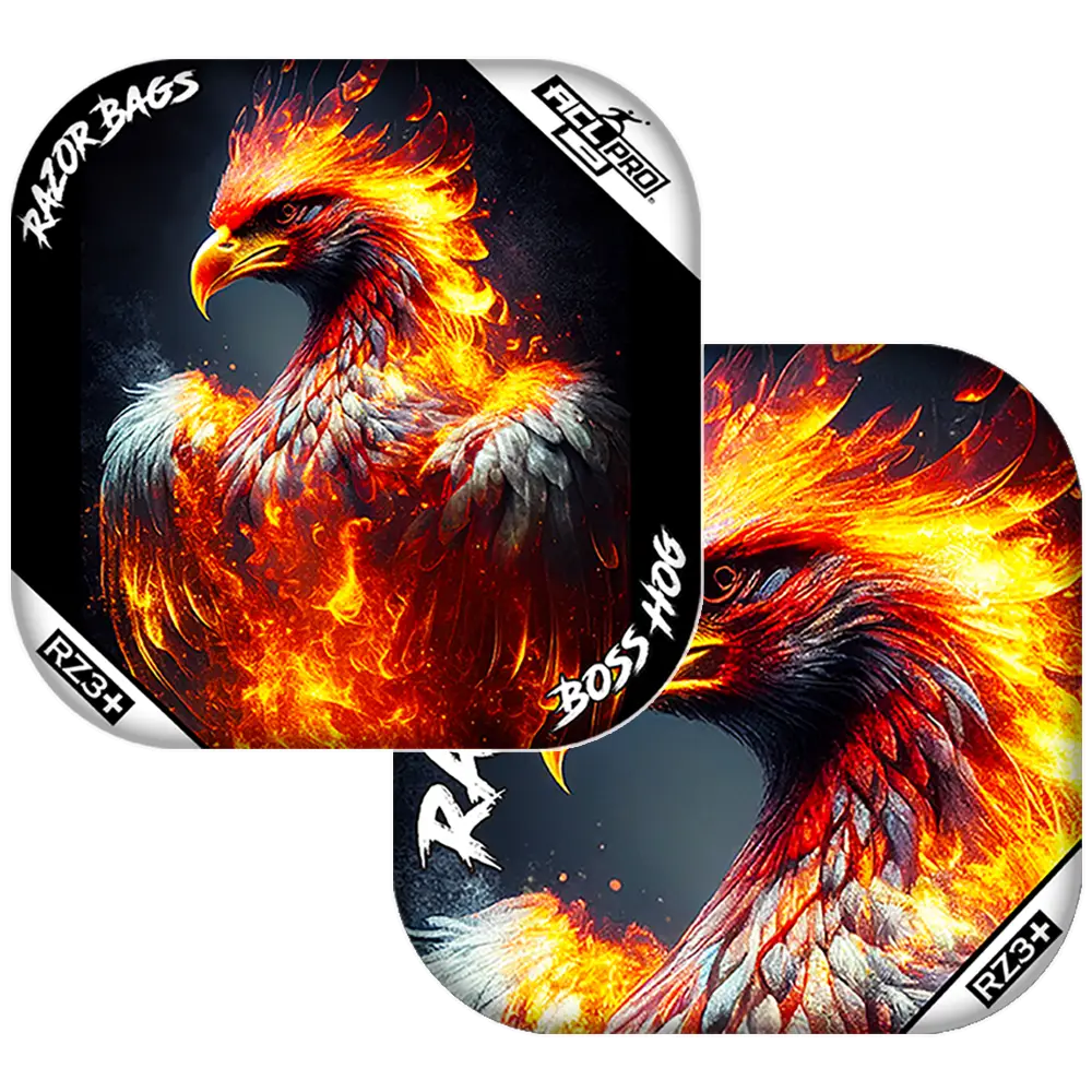 Boss Hog | Fire Phoenix | ACL PRO Razor Cornhole Bags