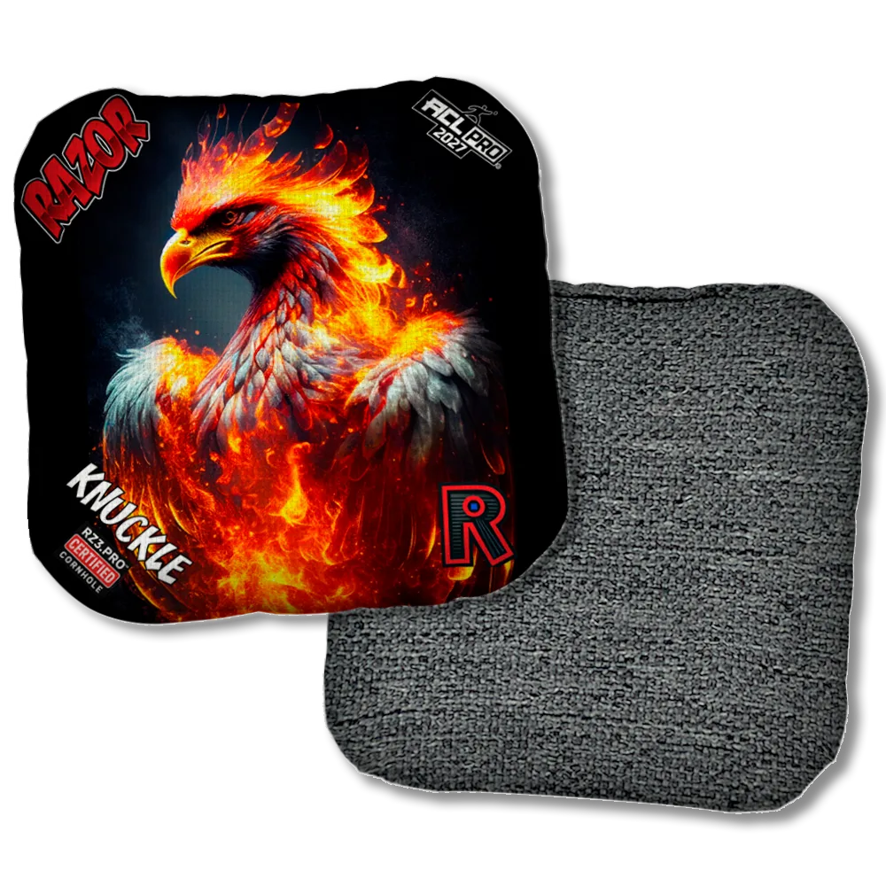 Knuckle PRO Fire Phoenix Black Back Product View