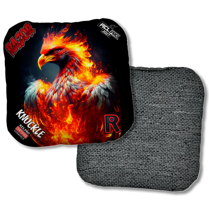 Knuckle PRO Fire Phoenix Black Back Product View