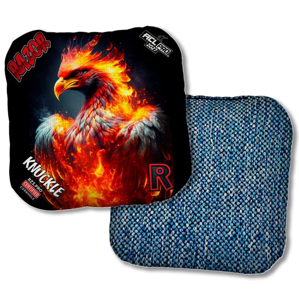 Knuckle PRO Fire Phoenix Blue Back Product View