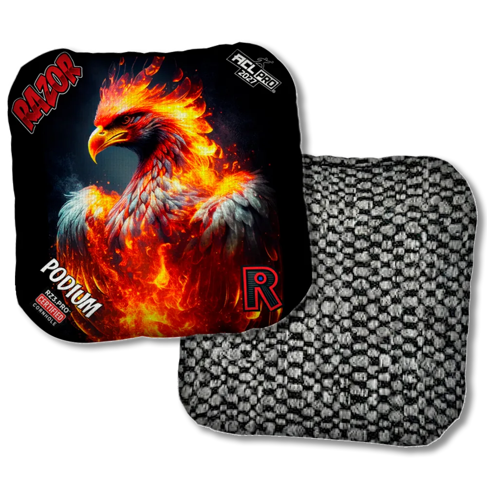 Podium PRO Fire Phoenix Black Back Product View
