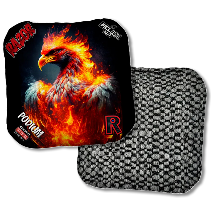 Podium PRO Fire Phoenix Black Back Product View