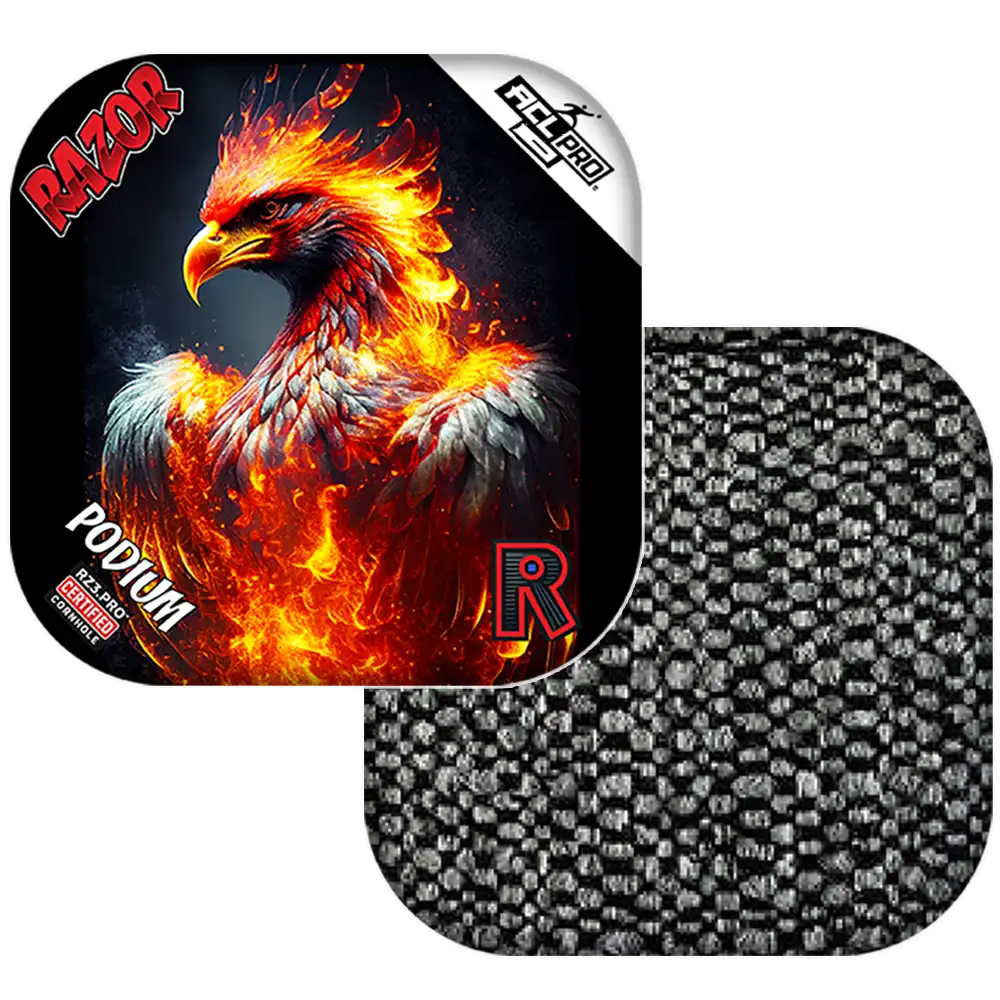 Podium | Fire Phoenix | ACL PRO Razor Cornhole Bags