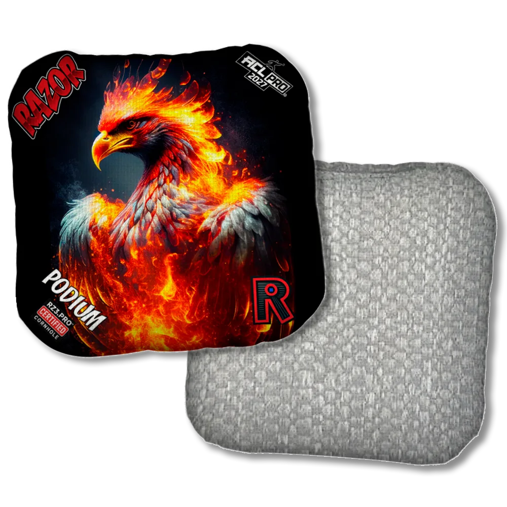 Podium PRO Fire Phoenix Silver Back Product View