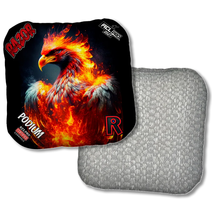 Podium PRO Fire Phoenix Silver Back Product View